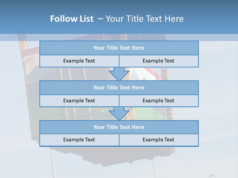 Machine Shipping Red PowerPoint Template