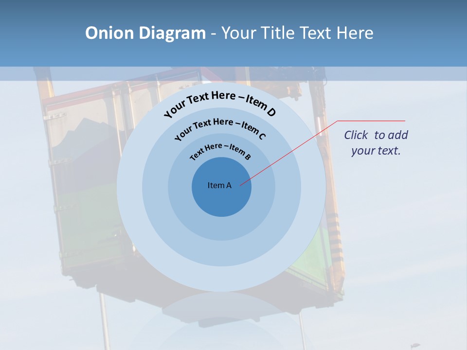 Machine Shipping Red PowerPoint Template