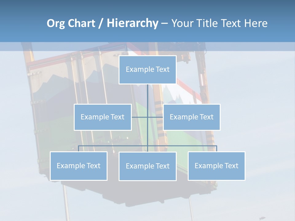 Machine Shipping Red PowerPoint Template