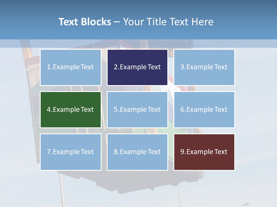 Machine Shipping Red PowerPoint Template