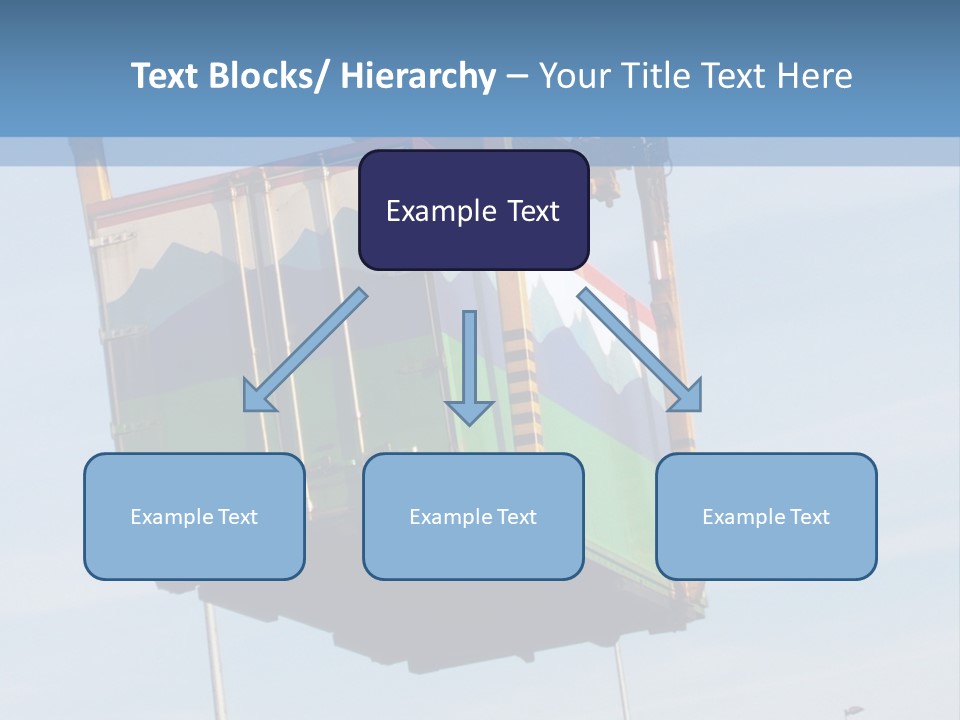 Machine Shipping Red PowerPoint Template