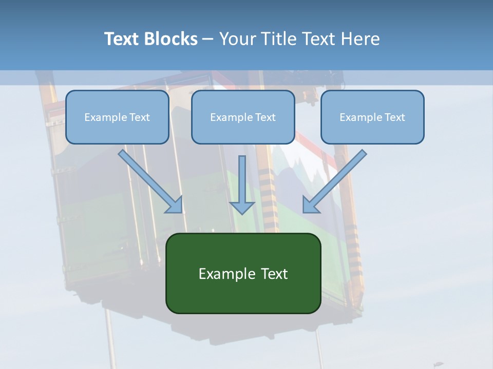 Machine Shipping Red PowerPoint Template
