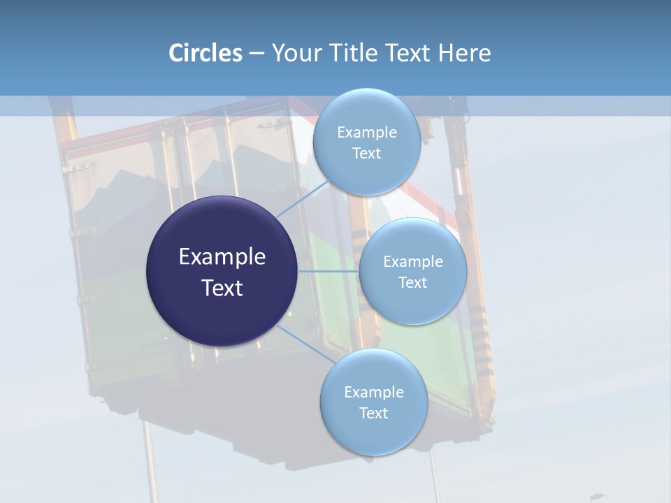 Machine Shipping Red PowerPoint Template