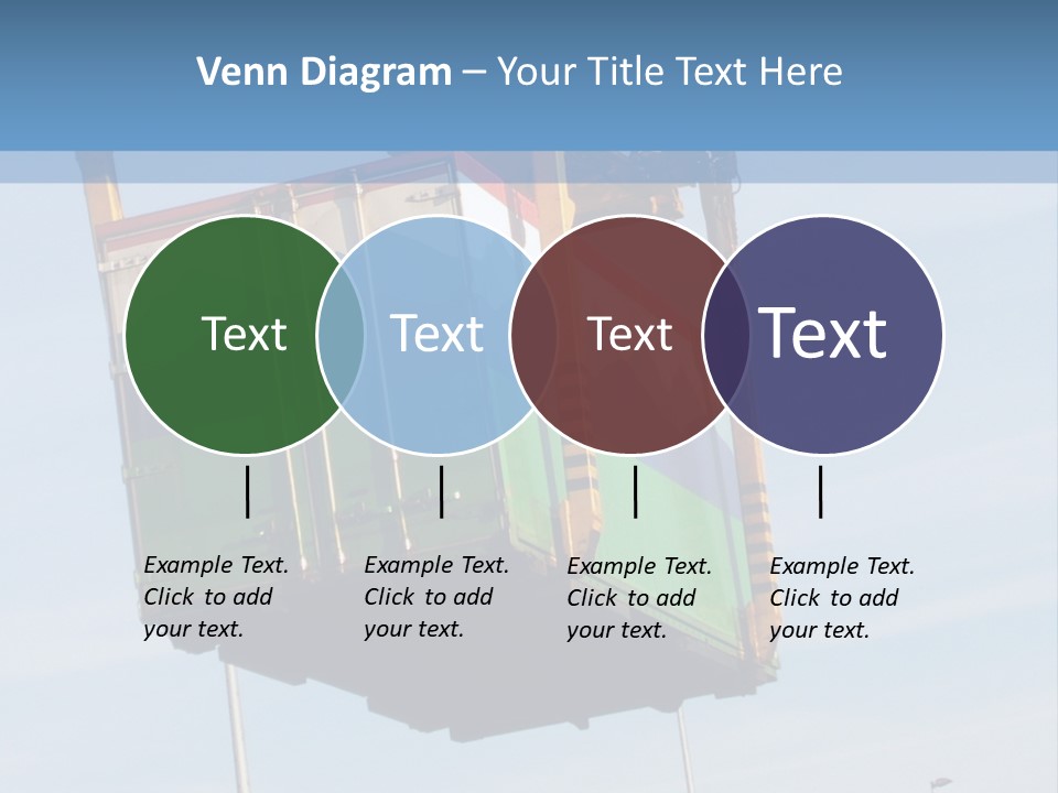 Machine Shipping Red PowerPoint Template