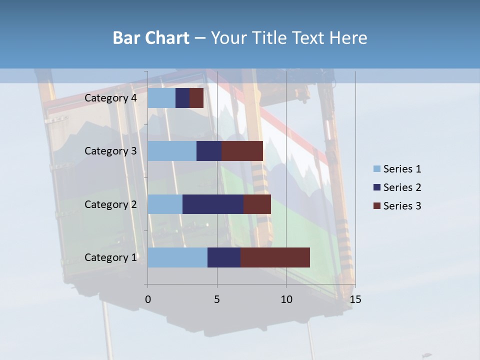 Machine Shipping Red PowerPoint Template