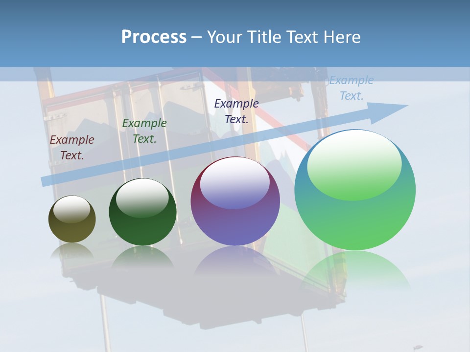 Machine Shipping Red PowerPoint Template