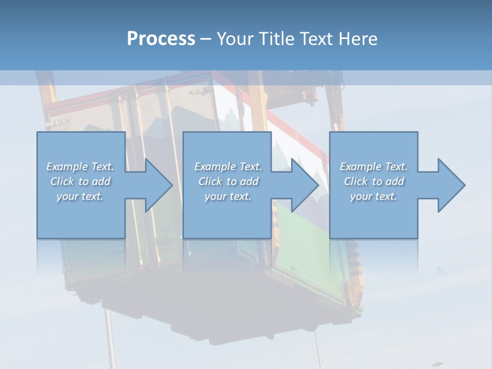 Machine Shipping Red PowerPoint Template