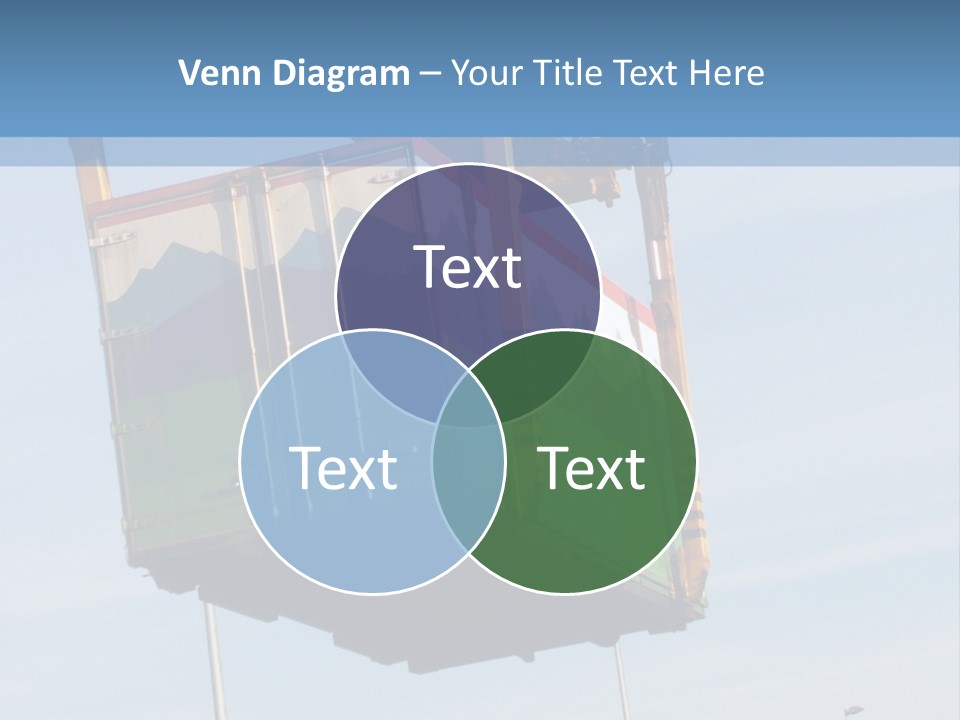 Machine Shipping Red PowerPoint Template