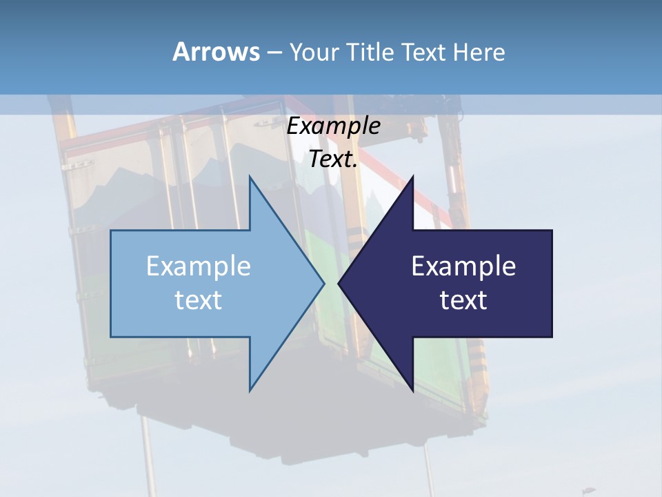 Machine Shipping Red PowerPoint Template