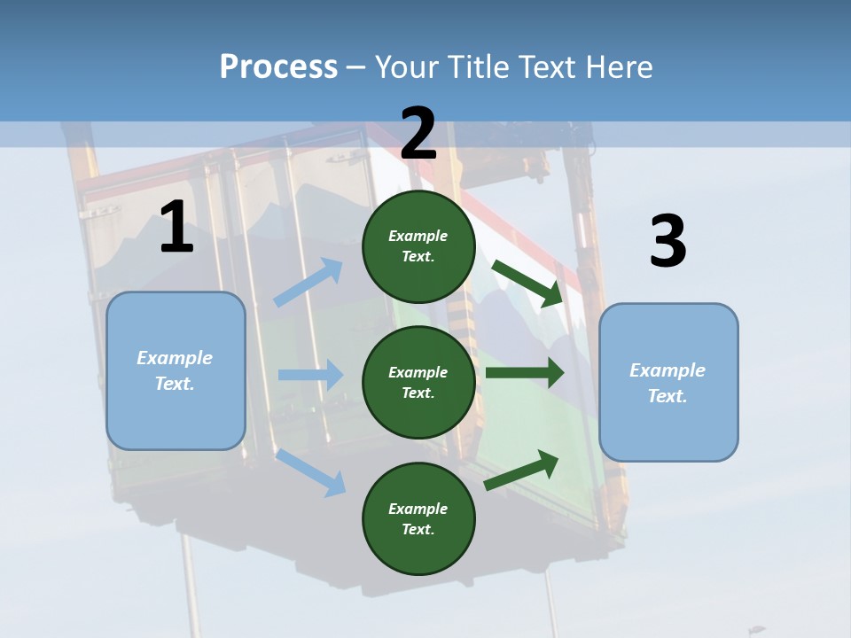Machine Shipping Red PowerPoint Template