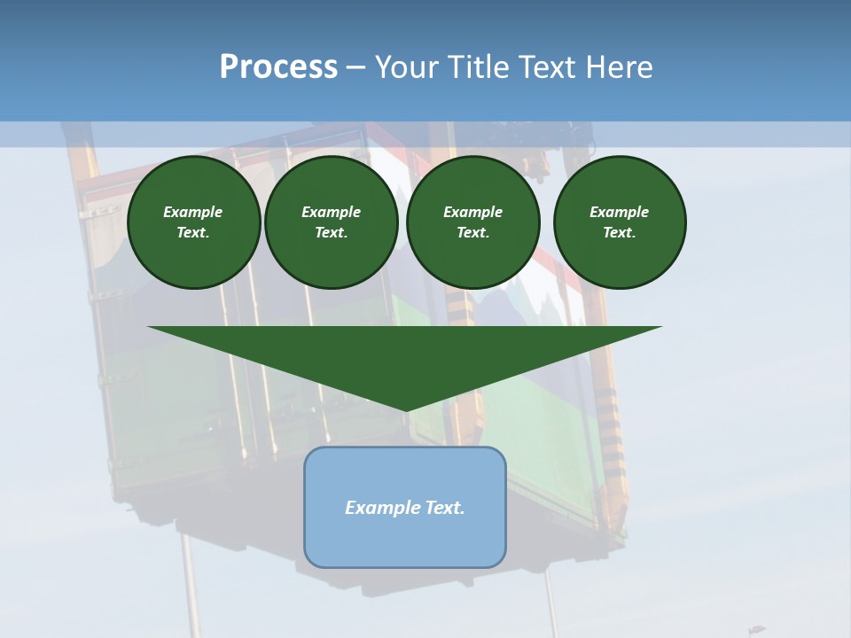 Machine Shipping Red PowerPoint Template