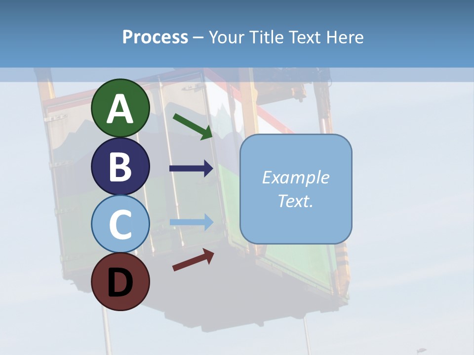 Machine Shipping Red PowerPoint Template