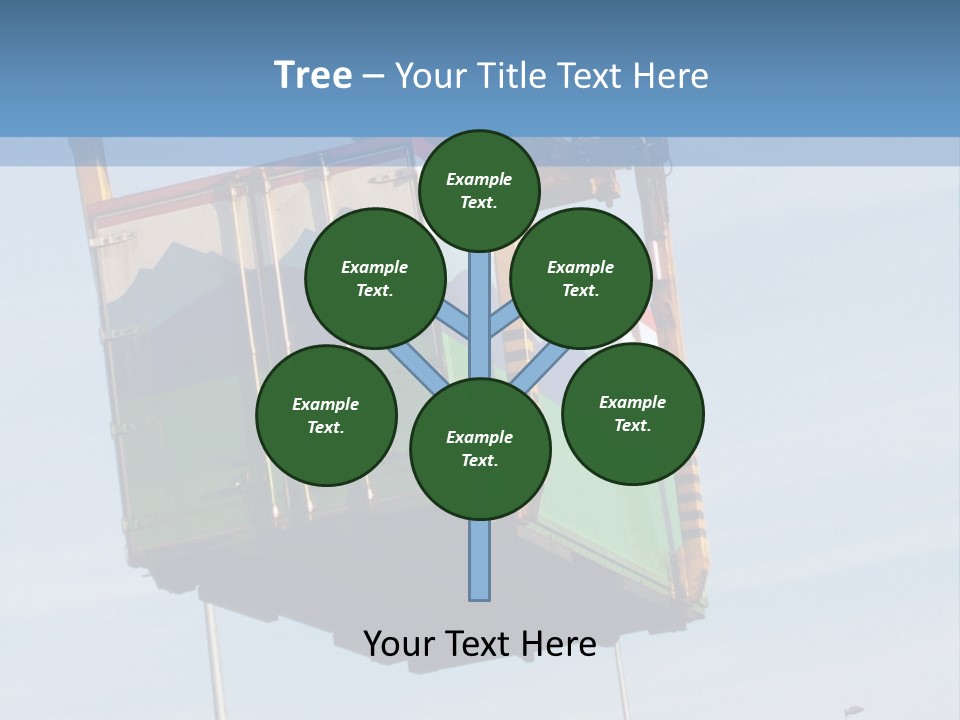 Machine Shipping Red PowerPoint Template