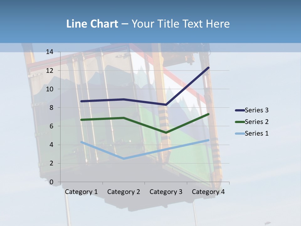 Machine Shipping Red PowerPoint Template