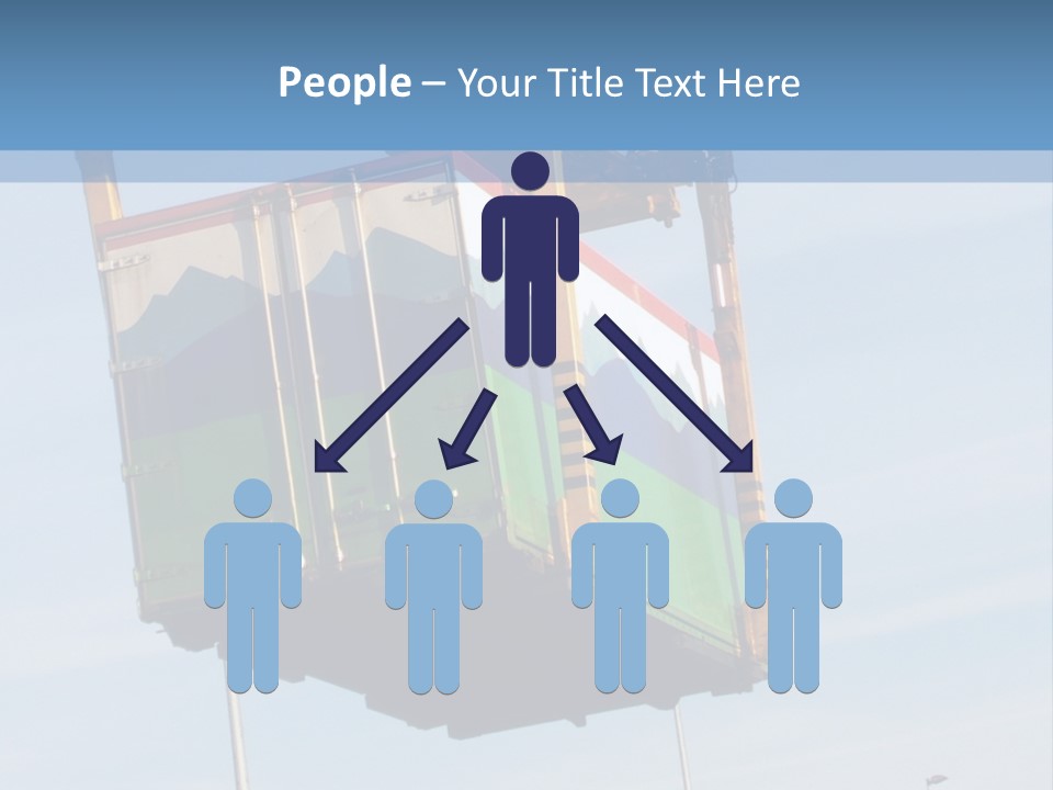 Machine Shipping Red PowerPoint Template