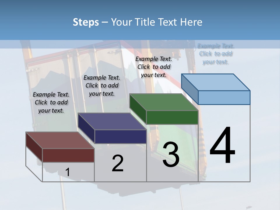 Machine Shipping Red PowerPoint Template