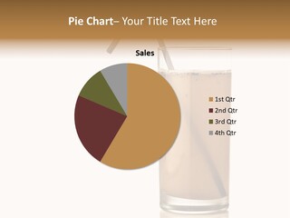 Glass Isolated Drop PowerPoint Template