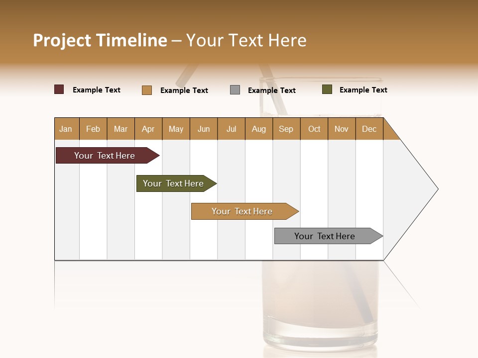 Glass Isolated Drop PowerPoint Template