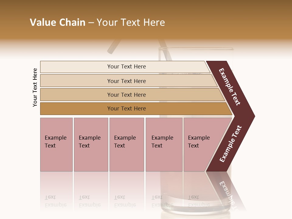 Glass Isolated Drop PowerPoint Template