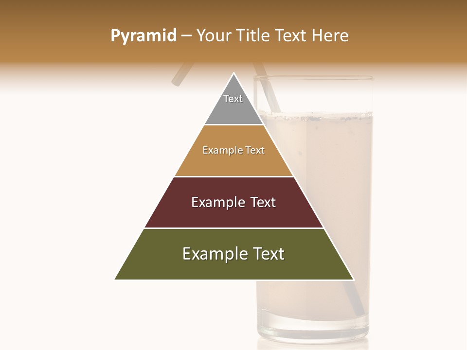 Glass Isolated Drop PowerPoint Template