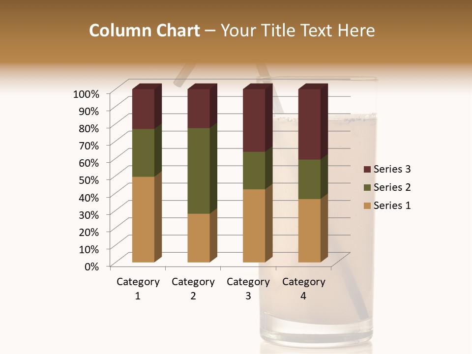 Glass Isolated Drop PowerPoint Template