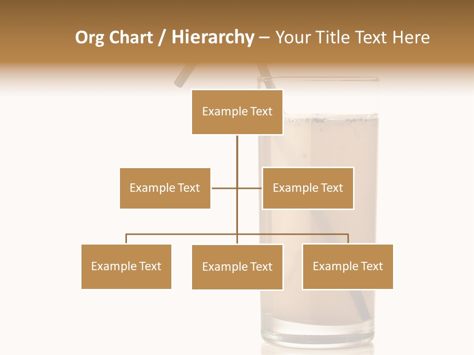 Glass Isolated Drop PowerPoint Template