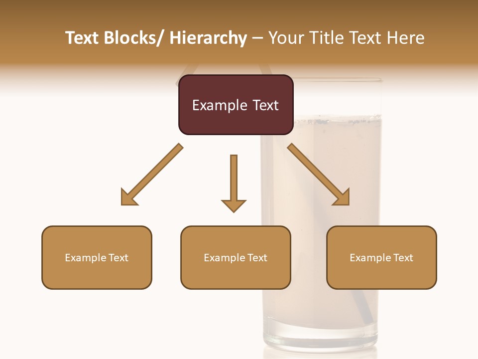 Glass Isolated Drop PowerPoint Template