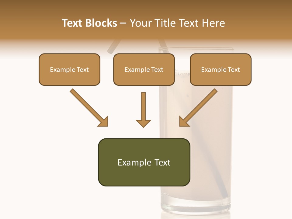 Glass Isolated Drop PowerPoint Template