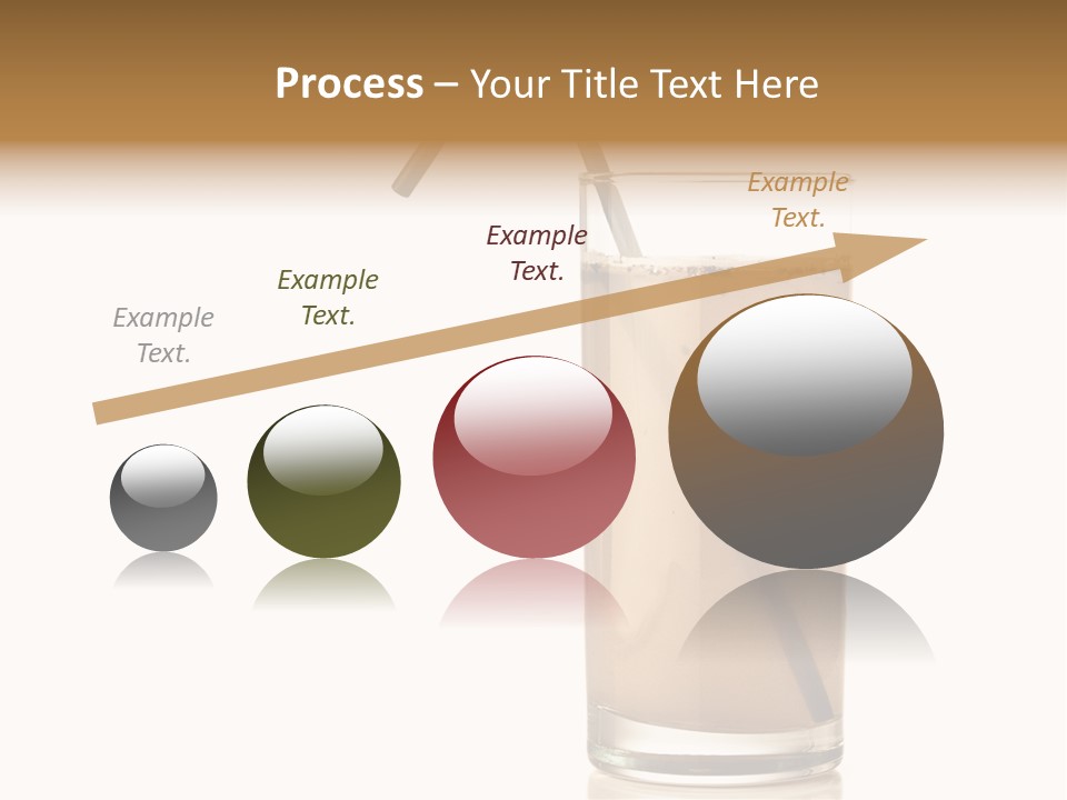 Glass Isolated Drop PowerPoint Template