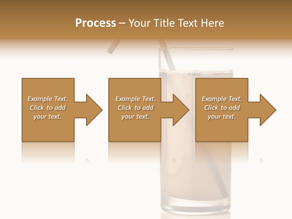 Glass Isolated Drop PowerPoint Template