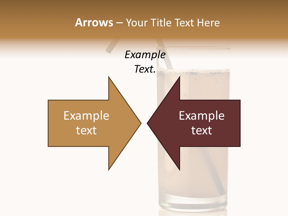 Glass Isolated Drop PowerPoint Template
