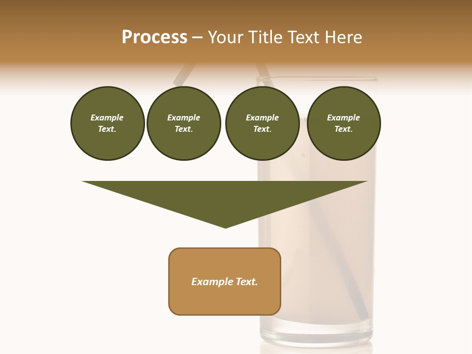 Glass Isolated Drop PowerPoint Template
