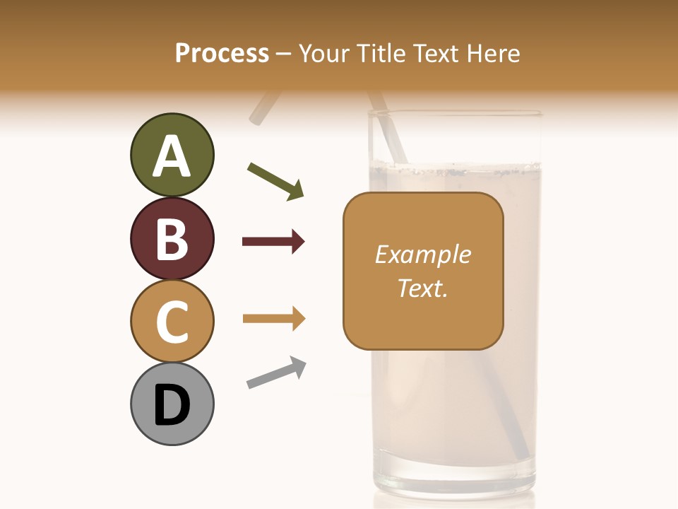 Glass Isolated Drop PowerPoint Template