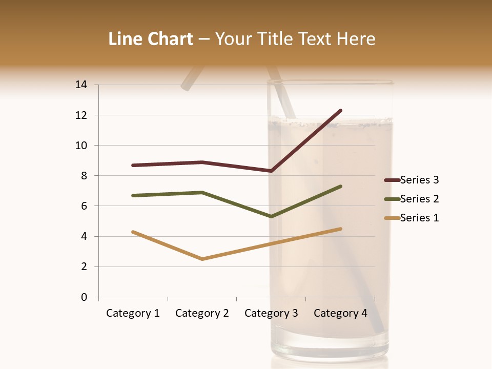 Glass Isolated Drop PowerPoint Template