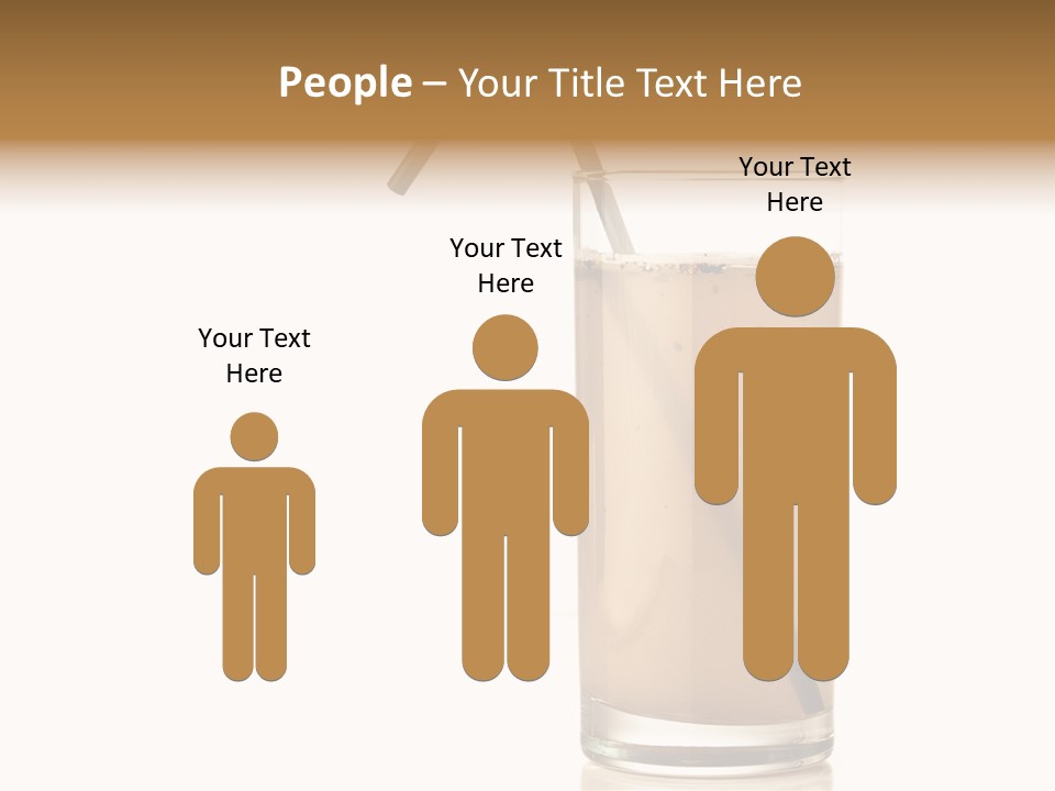 Glass Isolated Drop PowerPoint Template