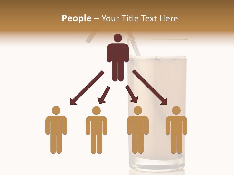 Glass Isolated Drop PowerPoint Template