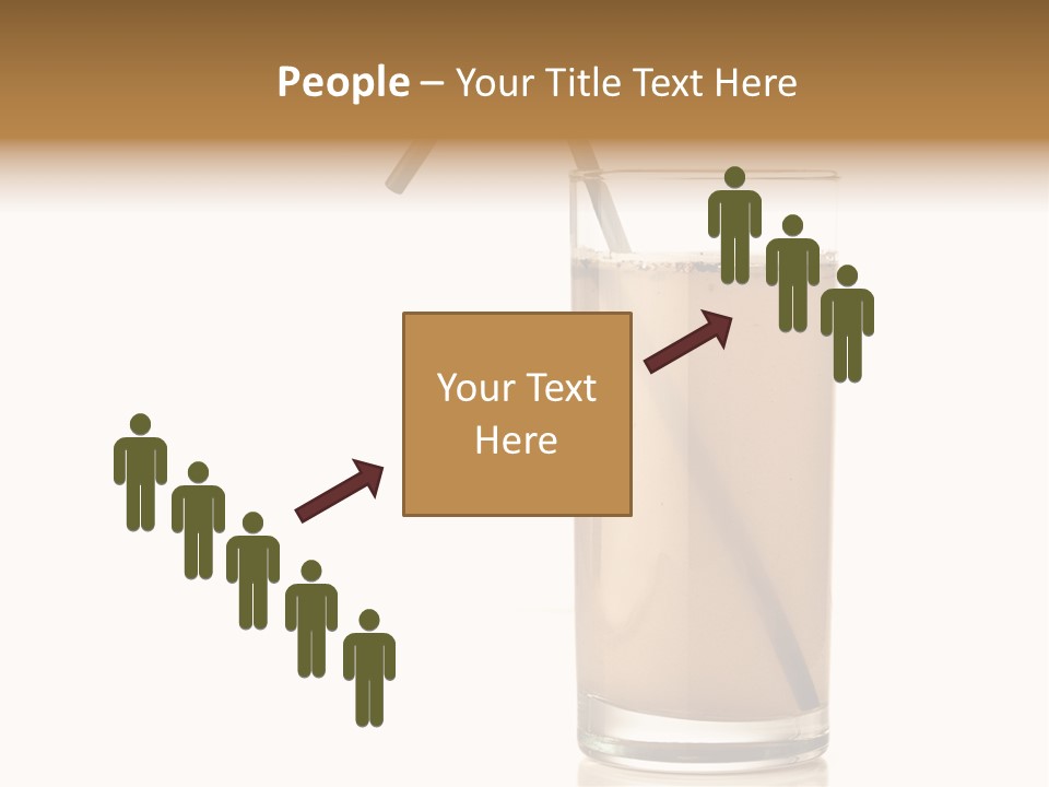 Glass Isolated Drop PowerPoint Template