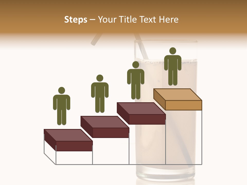 Glass Isolated Drop PowerPoint Template