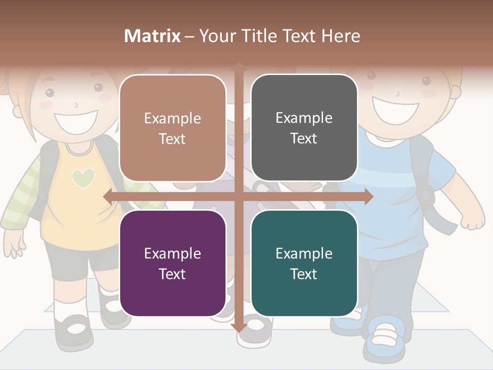 School Kindergarten Preschooler PowerPoint Template