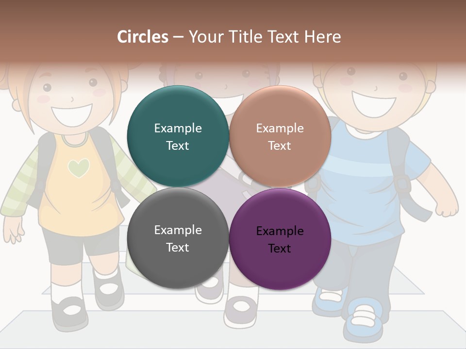 School Kindergarten Preschooler PowerPoint Template