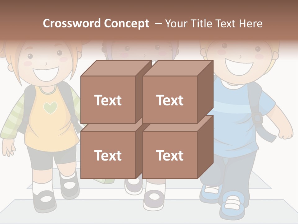 School Kindergarten Preschooler PowerPoint Template