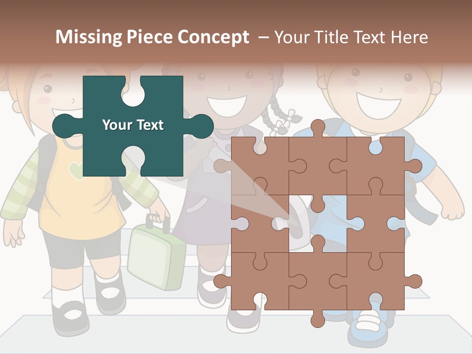 School Kindergarten Preschooler PowerPoint Template