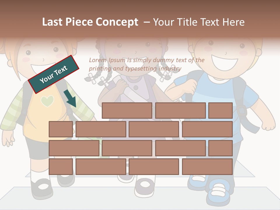School Kindergarten Preschooler PowerPoint Template