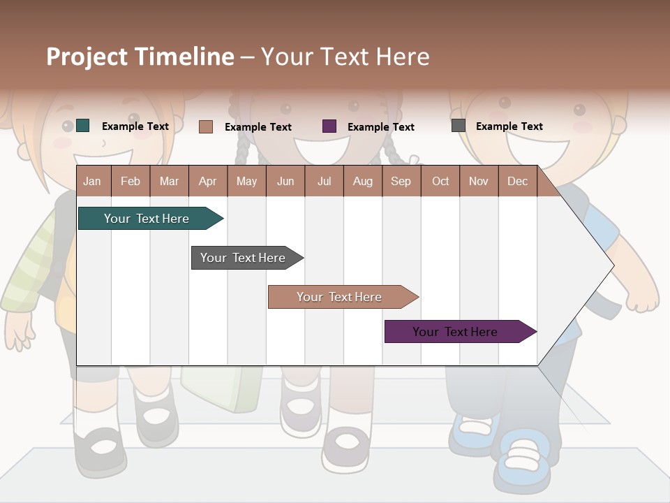 School Kindergarten Preschooler PowerPoint Template