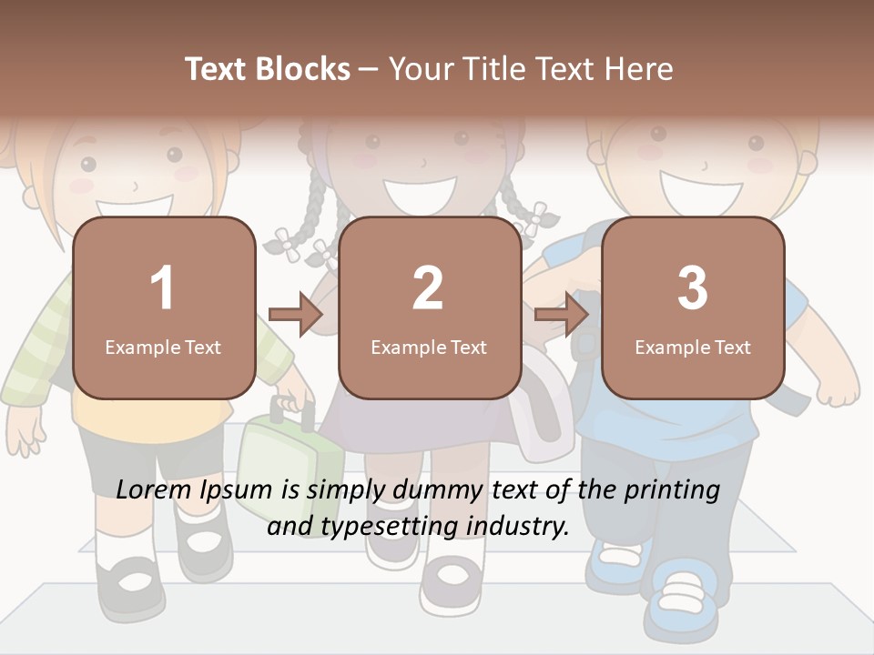 School Kindergarten Preschooler PowerPoint Template