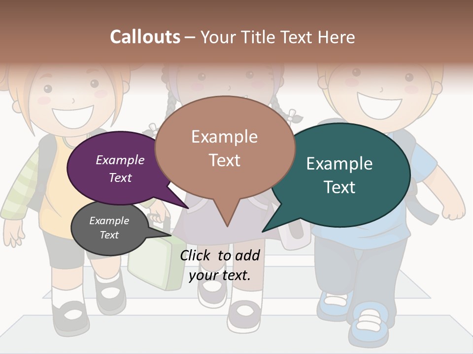 School Kindergarten Preschooler PowerPoint Template
