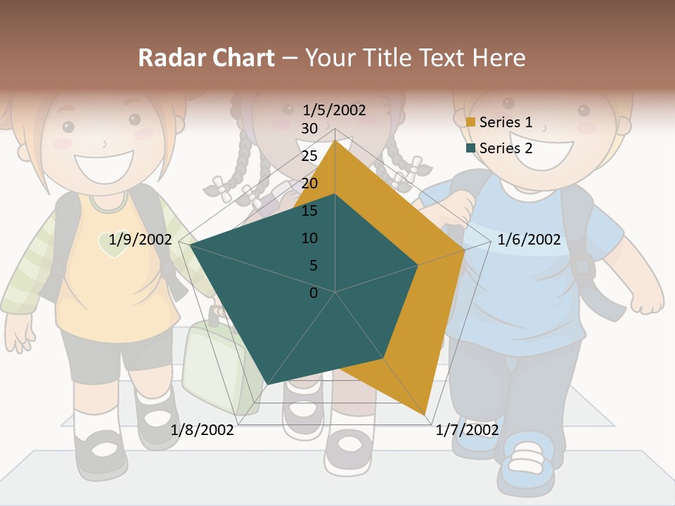 School Kindergarten Preschooler PowerPoint Template