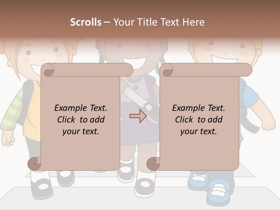 School Kindergarten Preschooler PowerPoint Template