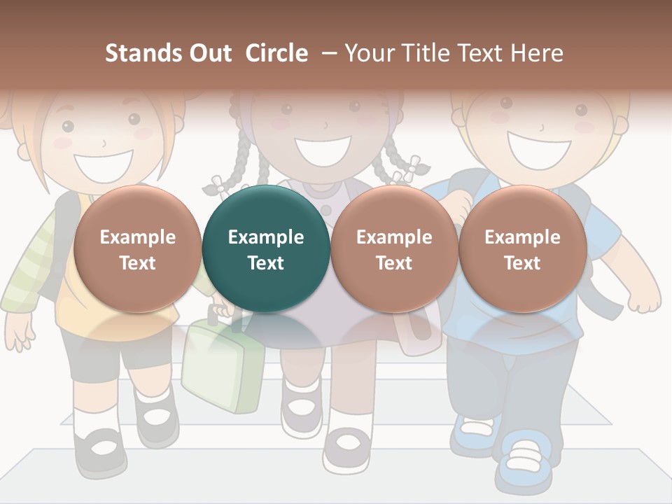 School Kindergarten Preschooler PowerPoint Template