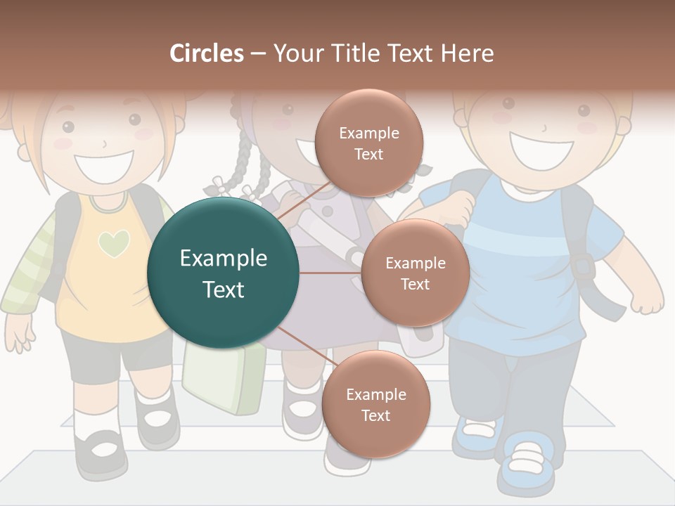 School Kindergarten Preschooler PowerPoint Template